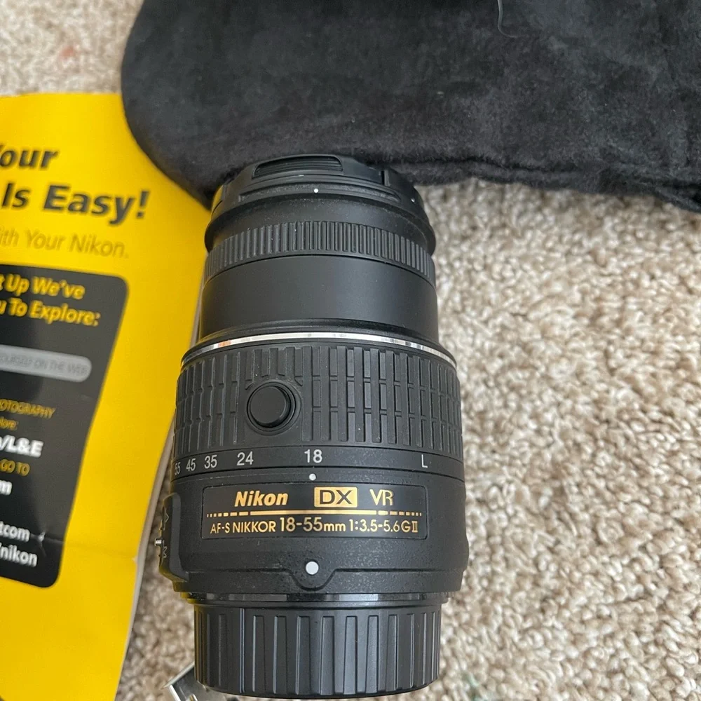 Nikon D3300 Black DSLR Camera with 18-55mm Lens